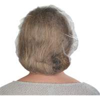 Non-Woven Bouffant Caps, Polypropylene, 21"/Large, White Distribution Industrielle GC