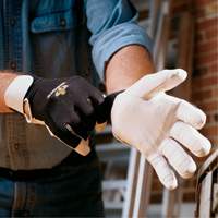 Anti-Vibration Air Glove&reg;, Size Medium, Pearl Leather Palm Distribution Industrielle GC