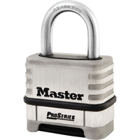 Cadenas &agrave; combinaison ProSeries, Argent, Acier inoxydable, Largeur de 2-1/4" Distribution Industrielle GC