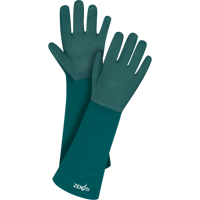 Gants verts &agrave; double enduit, 18" lo, PVC, Doublure en Jersey de coton, 70 mils Distribution Industrielle GC