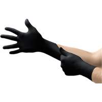 Gants d'examen MidKnight, T-Grand, Nitrile, 4,7 mils, Sans poudre, Noir, Classe 2 Distribution Industrielle GC