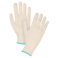 Gants en tricot d'usage standard, Poly/coton, Calibre 7, T-Grand Distribution Industrielle GC