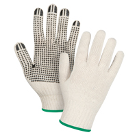 Gants tricot&eacute;s de poids lourd, Poly/coton, Un c&ocirc;t&eacute;, Calibre 7, Moyen Distribution Industrielle GC
