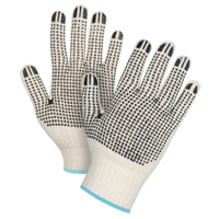 Gants tricot&eacute;s de poids lourd &agrave; deux c&ocirc;t&eacute;s avec pois, Poly/coton, Deux c&ocirc;t&eacute;s, Calibre 7, T-Grand Distribution Industrielle GC