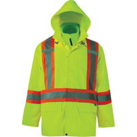 Journeyman 3-in-1 Safety Jackets, Polyester, High Visibility Lime-Yellow, Small Distribution Industrielle GC
