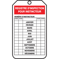 Inspection Tags, Plastic, 3-1/8" W x 5-7/8" H, French Distribution Industrielle GC