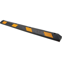 Parking Curb, Rubber, 6' L, Black/Yellow Distribution Industrielle GC