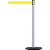 Advance TensaBarrier&reg; Barrier Post, Steel, 36" H, Yellow Tape, 7.5' Tape Length Distribution Industrielle GC