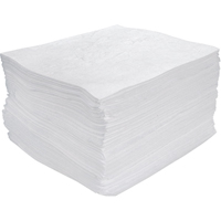 Premium Meltblown Sorbent Pads, Oil Only, 15" x 17", 25 gal. Absorbancy Distribution Industrielle GC