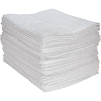 Premium Fine Fiber Sorbent Pads, Oil Only, 15" x 17", 30 gal. Absorbancy Distribution Industrielle GC