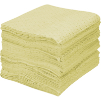 Feuilles absorbantes en fibres fines de premi&egrave;re qualit&eacute;, Mati&egrave;res dangereuses, 15" x 17", 30 gal. d'absorption Distribution Industrielle GC