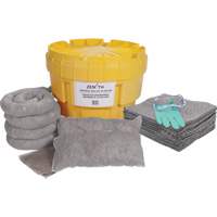 Premium Large-Capacity Spill Kit, Universal, Overpack/Salvage Drum, 20 US gal. Absorbancy Distribution Industrielle GC