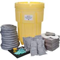 Trousse de lutte contre les d&eacute;versements de premi&egrave;re qualit&eacute; pour atelier, Universel, Baril, Absorbance de 95 gal. US Distribution Industrielle GC