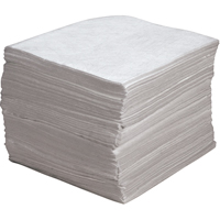 Premium Meltblown Sorbent Pads, Oil Only, 15" x 17", 30 gal. Absorbancy Distribution Industrielle GC