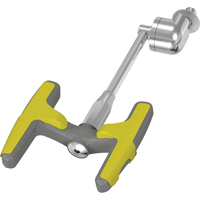 Poste de douche oculaire/faciale Halo, Installation Montage mural Distribution Industrielle GC