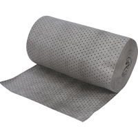 Industrial-Grade Fine Fibre Sorbent Rolls, Heavyweight, 150' L x 30" W, 70 gal. Absorbancy Distribution Industrielle GC