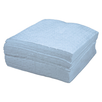Premium Blue Bonded Sorbent Pads, Oil Only, 15" x 17", 8 gal. Absorbancy Distribution Industrielle GC