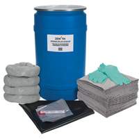 Shop Spill Kit, Universal, Drum, 30 US gal. Absorbancy Distribution Industrielle GC