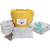 Trousse de lutte contre les d&eacute;versements de premi&egrave;re qualit&eacute;, Huile seulement, Overpack/Baril de r&eacute;cup&eacute;ration, Absorbance de 20 gal. US Distribution Industrielle GC