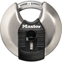 Cadenas prot&eacute;g&eacute; Magnum, Argent, Cl&eacute;s diff&eacute;rentes, Acier tremp&eacute;, Largeur de 2-3/4" Distribution Industrielle GC