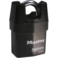 Cadenas prot&eacute;g&eacute; ProSeries, Noir, Cl&eacute;s diff&eacute;rentes, Acier lamin&eacute;, Largeur de 2-3/8" Distribution Industrielle GC