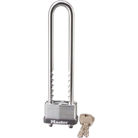 Cadenas lamin&eacute;, Argent, Cl&eacute;s diff&eacute;rentes, Acier lamin&eacute;, Largeur de 1-3/4" Distribution Industrielle GC