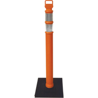 Poteaux d&eacute;lin&eacute;ateurs Ez-Grab, 42" h, Orange Distribution Industrielle GC