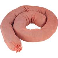 Sorbents Socks, Hazmat, 40 gal. Absorbancy, 3" W x 4' L, Pack of 25 Distribution Industrielle GC