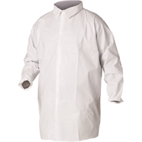 KleenGuard A20 Lab Coats, SMS, White, Large Distribution Industrielle GC
