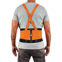 Ceinture de support dorsal haute visibilit&eacute; en &eacute;lasthanne ProFlex 100HV, &eacute;lastique, T-petit Distribution Industrielle GC