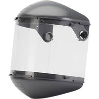 Syst&egrave;me de visi&egrave;re haute performance &agrave; double couronne 4" Fibre-Metal, Propionate, Suspension Rochet Distribution Industrielle GC