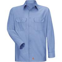 Chemise &agrave; manches longues en tissu ind&eacute;chirable, Hommes, 3T-Grand, Bleu Distribution Industrielle GC