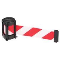 Cassettes de rechange pour Tensabarrier pour l'ext&eacute;rieur, Advance ou StowAway, 13', Ruban Blanc Distribution Industrielle GC