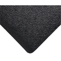 Deluxe Soft Step No. 444 Mats, Pebbled, 3' x 5' x 5/8", Black, PVC Sponge Distribution Industrielle GC