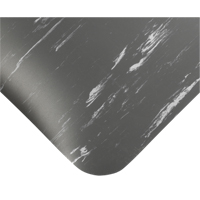 Tapis antimicrobiens Tile-Top Select no 494, Lisse, 2' x 10' x 1/2", Charbon, PVC Distribution Industrielle GC