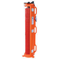Barri&egrave;re avec roues , 50' lo, Plastique, Orange Distribution Industrielle GC