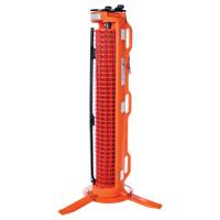 Barri&egrave;re avec 3 pieds, 50' lo, Plastique, Orange Distribution Industrielle GC