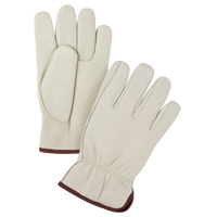 Premium Driver's Gloves, Large, Grain Cowhide Palm Distribution Industrielle GC