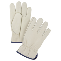 Gants de conducteur doubl&eacute;s pour l'hiver de premi&egrave;re qualit&eacute;, T-Grand, Paume en Cuir fleur de vache, Molleton Distribution Industrielle GC