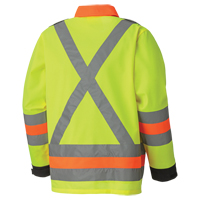 6007 Veste de s&eacute;curit&eacute; routi&egrave;re respirante, Polyester, Jaune lime haute visibilit&eacute;, T-petit Distribution Industrielle GC