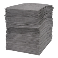 Feuilles absorbantes souffl&eacute;es de premi&egrave;re qualit&eacute;, Universel, 15" x 18", 30 gal. d'absorption Distribution Industrielle GC