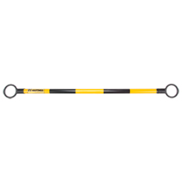 Telescopic Barricade Bar, 85" Extended Length, Black/Yellow Distribution Industrielle GC