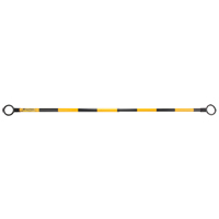 Telescopic Barricade Bar, 85" Extended Length, Black/Yellow Distribution Industrielle GC