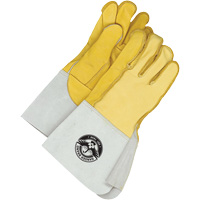 Welding Gloves, Grain Cowhide/Grain Deerskin, Size Large/10 Distribution Industrielle GC