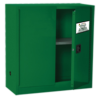 Armoire de rangement pour pesticides, 30 gal., 44" h x 43" l x 18" p Distribution Industrielle GC