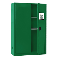 Armoire de rangement pour pesticides, 45 gal., 65" h x 43" l x 18" p Distribution Industrielle GC