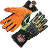 Gants &agrave; dos absorbeur d'impacts ProFlex 925F(X), Petit, Paume en Cuir refendu, Poignet &agrave; enfiler Distribution Industrielle GC