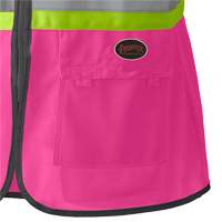139PK Veste de s&eacute;curit&eacute; pour femme, Rose, T-petit, Polyester Distribution Industrielle GC