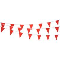 Cordon de fanions, 60' lo, Rouge Distribution Industrielle GC