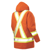 Parka de s&eacute;curit&eacute;, Orange haute visibilit&eacute;, Grand Distribution Industrielle GC